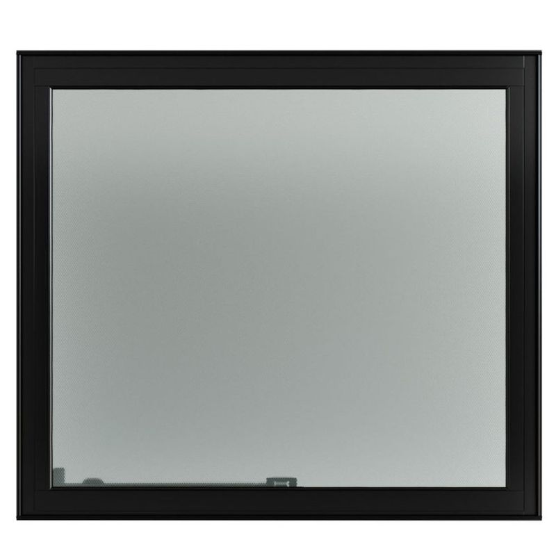 Maxim-ar Vidro Boreal sem Grade Alumínio Preto 80x80cm