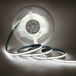 Rolo de Fita Led COB 50 Metros 10W/m IP65 800 Lúmens/m Luz Branca 127V