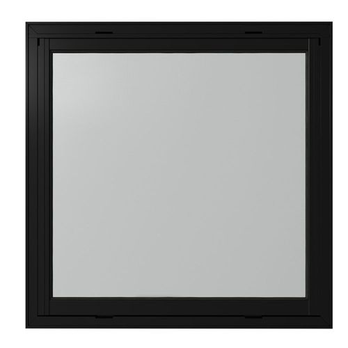 Janela maxim-ar Vidro Boreal sem Grade Alumínio Preto 60x60cm Lider