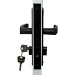 Porta Palheta Alumínio Branco Direito 210x60cm