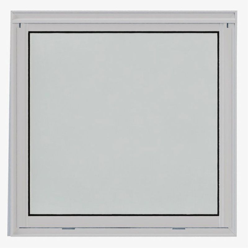 Maxim-ar Vidro Boreal sem Grade Alumínio Branco 60x60cm