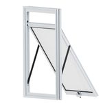 Maxim-ar Vidro Boreal sem Grade Alumínio Branco 60x60cm