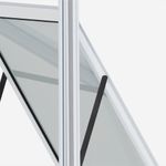 Maxim-ar Vidro Boreal sem Grade Alumínio Branco 60x60cm