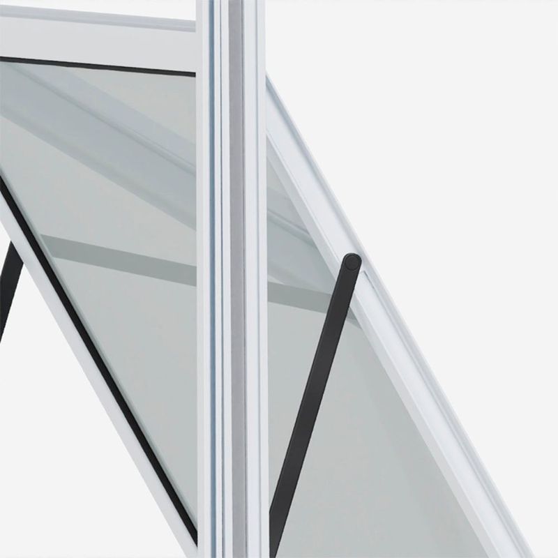 Maxim-ar Vidro Boreal sem Grade Alumínio Branco 60x60cm