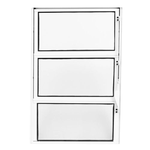 Janela Basculante Vidro Boreal Alumínio Branco 60x40cm