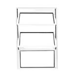 Janela Basculante Vidro Boreal Alumínio Branco 60x40cm