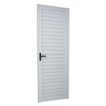 Porta Palheta Alumínio Branco Direito 210x90cm