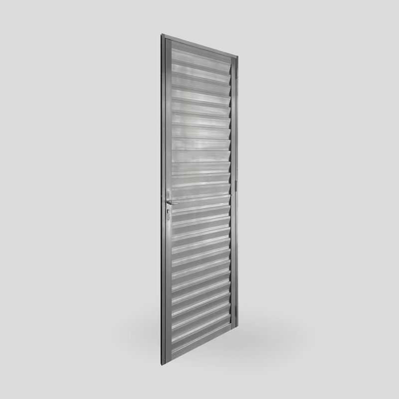 Porta Palheta Alumínio Brilhante Direito 210x60cm