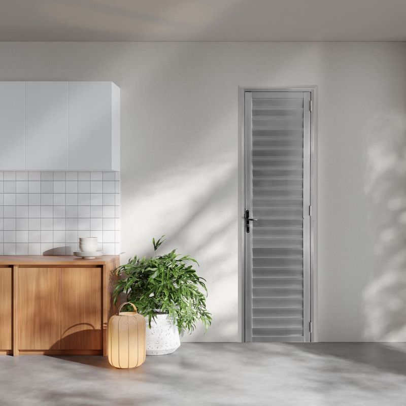 Porta Palheta Alumínio Brilhante Direito 210x60cm