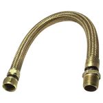 Engate Flexível para Gás Metálico 1/2x120cm com Malha Emmeti