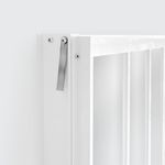 Janela de Correr 2 Folhas com Grade Alumínio Branco 80x80cm