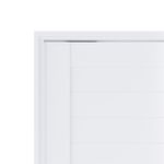 Porta Pivotante Alumínio Branco com Puxador Esquerdo 210x100cm