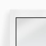 Janela de Correr 2 Folhas sem Grade Alumínio Branco 100x150cm