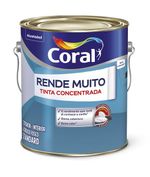 Tinta Standard Acrílica Fosco Rende Muito Branco 3,6L Coral