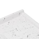 Pia para Cozinha Sintética Pop 100x50cm Branco com Cuba Central