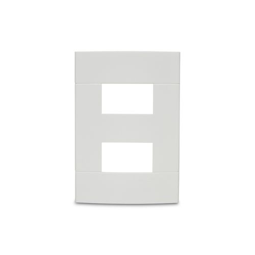 Placa 2 Postos 4x2 sem Suporte Lunare Schneider