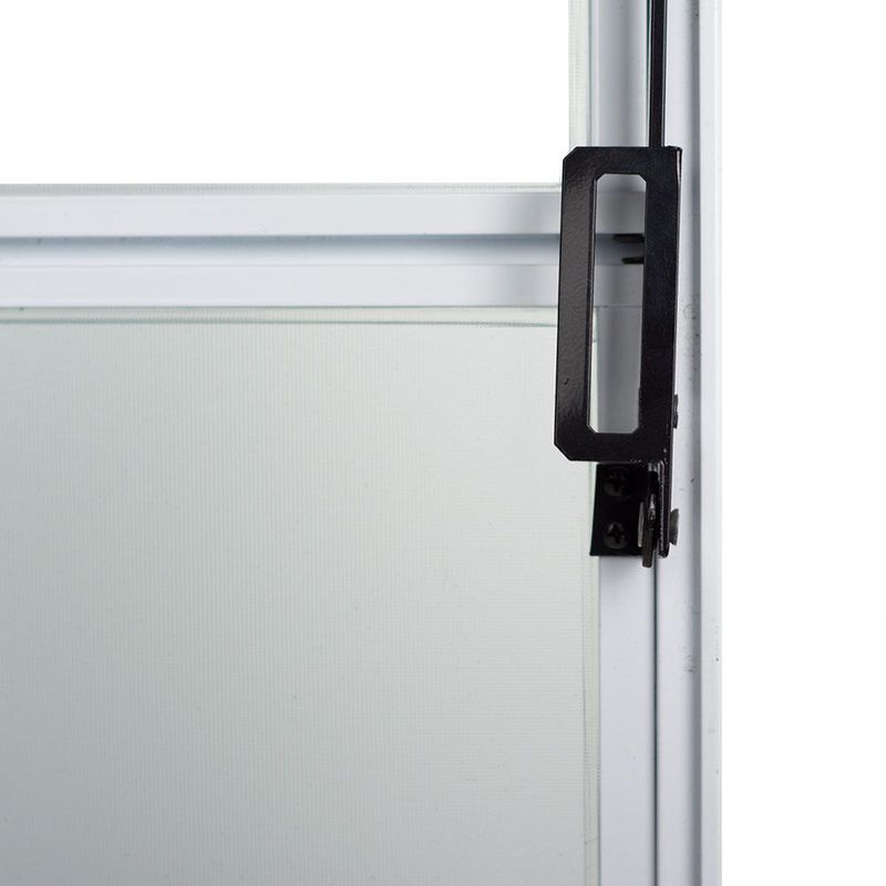 Janela Basculante Vidro Boreal Alumínio Branco 40x40cm