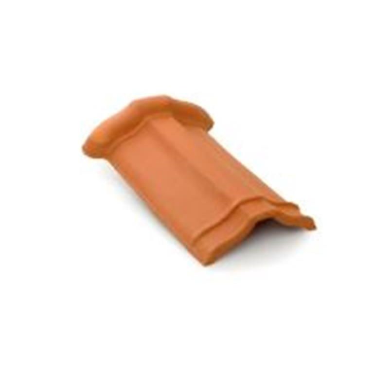 Cumeeira Colonial Cerâmica Resinada Vermelha 41x21cm Barrobello