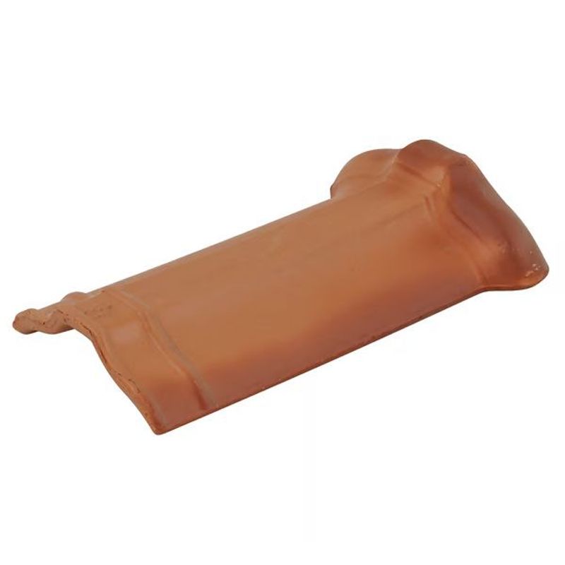 Cumeeira Colonial Cerâmica Resinada Vermelha 41x21cm Barrobello