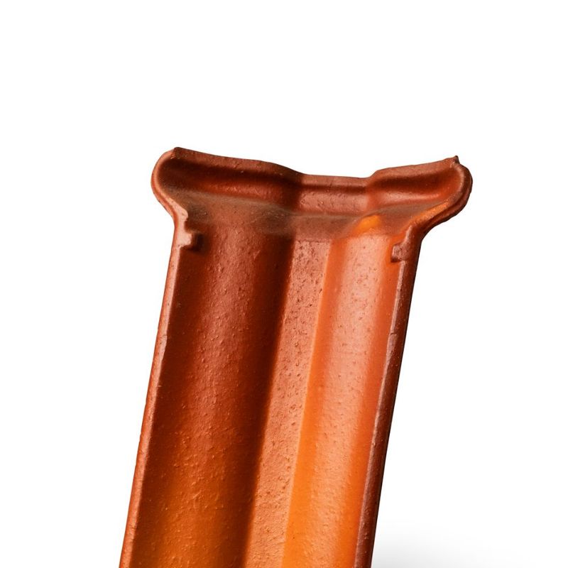 Cumeeira Colonial Cerâmica Resinada Vermelha 41x21cm Barrobello