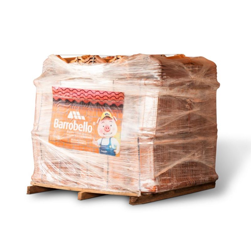 Cumeeira Colonial Cerâmica Resinada Vermelha 41x21cm Barrobello