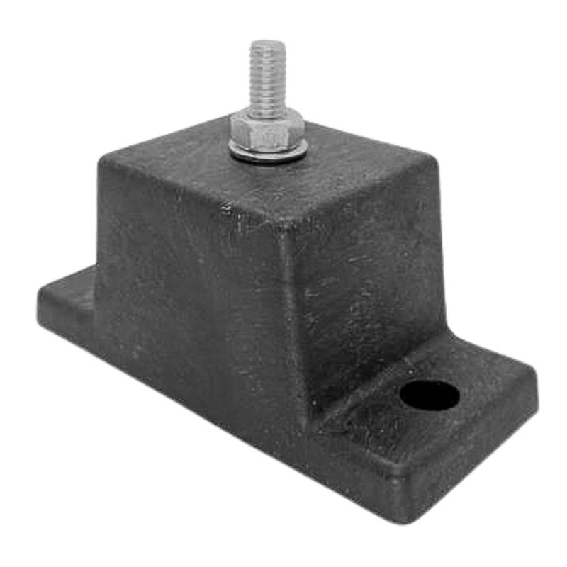 Calço Base Ar Condicionado com Parafusos Porcas e Borrachas 4 Unidades