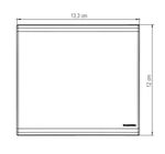 Placa Cega 4x4 com Suporte Branca Liz