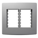 Placa 6 Postos 4x4 com Suporte Branca Biancopro