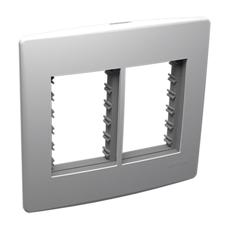 Placa 6 Postos 4x4 com Suporte Branca Biancopro