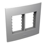 Placa 6 Postos 4x4 com Suporte Branca Inovapro