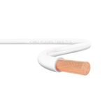 Cabo Flexível 4mm² 750V Branco Sil 100 Metros