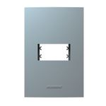 Placa 1 Posto 4x2 com Suporte Branca Inovapro