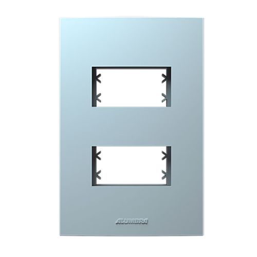 Placa 2 Postos 4x2 com Suporte Inovapro Alumbra