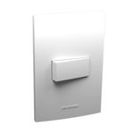 Conjunto Interruptor Simples 10A/250V 4x2 Branco Inovapro