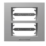 Placa 2 Postos com Suporte para Móveis Branca Inovapro