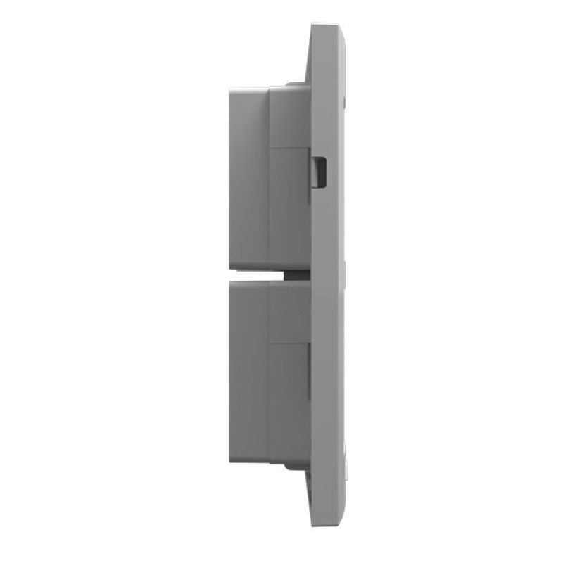 Placa 2 Postos com Suporte para Móveis Branca Inovapro