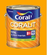Esmalte Premium Base Água Brilhante Coralit Amarelo 3,6L Coral