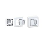 Caixinha de Sobrepor 2 Postos Branca Lizflex