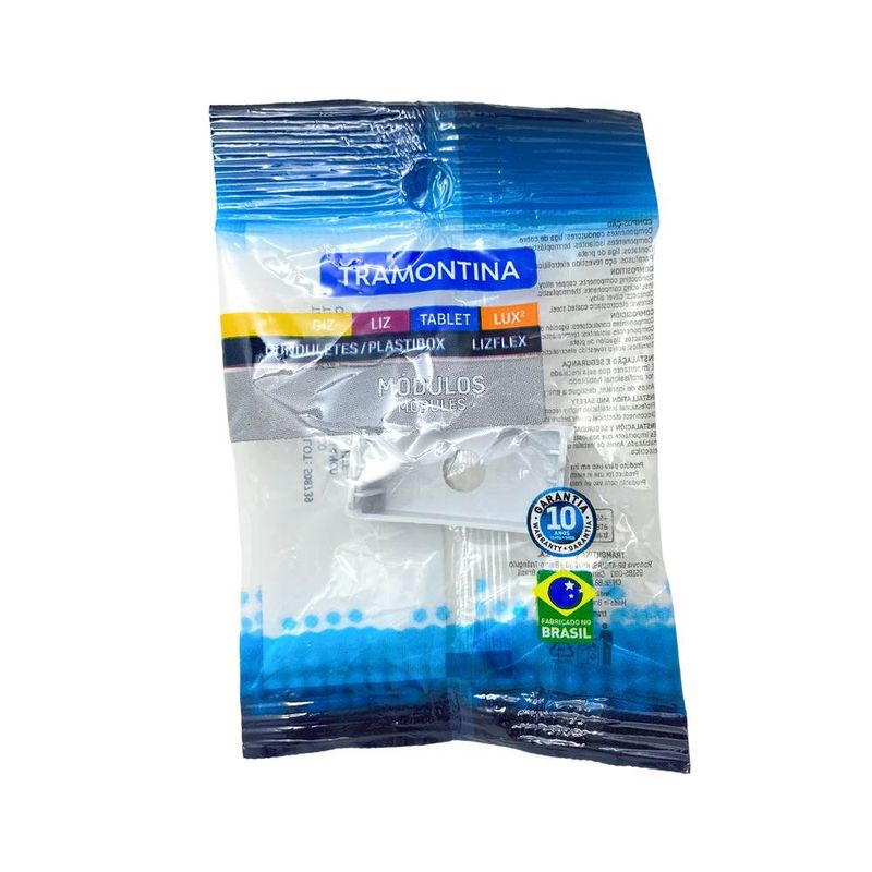 Módulo Saída de Fio com 1 Peça Branco Liz