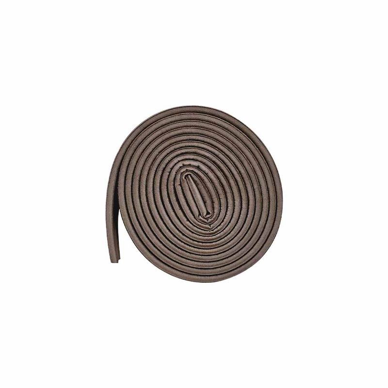 Veda Fresta Auto Adesivo Modelo "P" 2x3mm x 6m Marrom