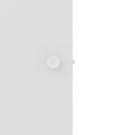 Porta para Divisória Semi-Oco UV Cinza Cristal 211x82x3,5cm