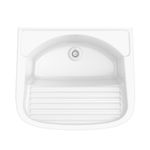 Tanque Cerâmico com Mesa G Branco 60x52cm