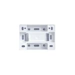 Conjunto de Sobrepor Interruptor Simples 10A/250V Branco LizFlex