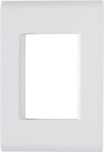 Placa 3 Postos 4x2 com Suporte Branca Liz