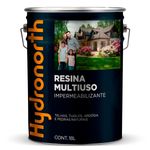 Resina Multiuso Base Solvente Brilhante Incolor 18L Hydronorth