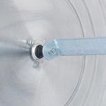 Espelho Panorâmico Convexo para Segurança 40cm Borda Borracha Metálico