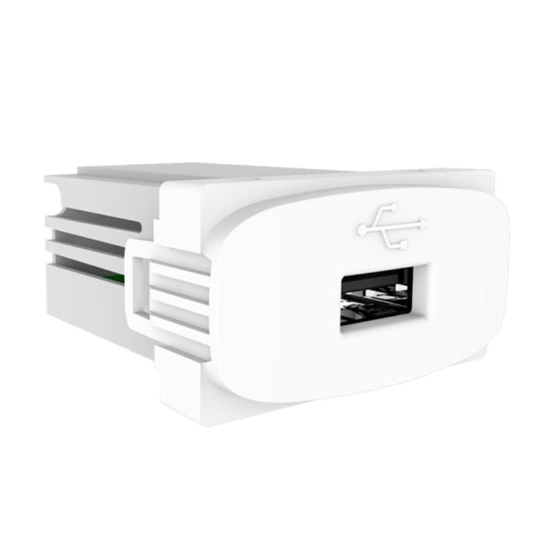 Módulo Carregador USB 2A Bivolt Branco Gracia