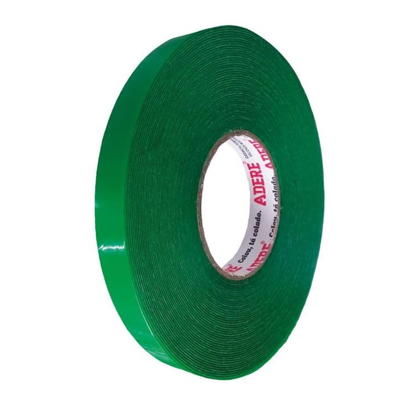 Fita Dupla Face Massa Acrílica Transparente XT100 15mm x 20m Adere