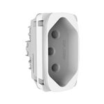 Módulo Tomada 2P+T 10A/250V Branca Gracia