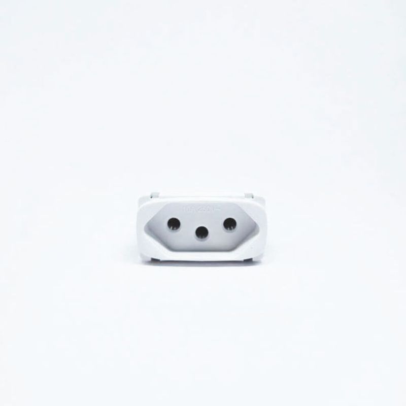 Módulo Tomada 2P+T 10A/250V Branca Gracia